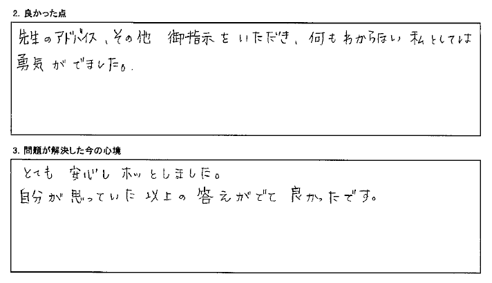 思っていた以上の結果になり良かったです